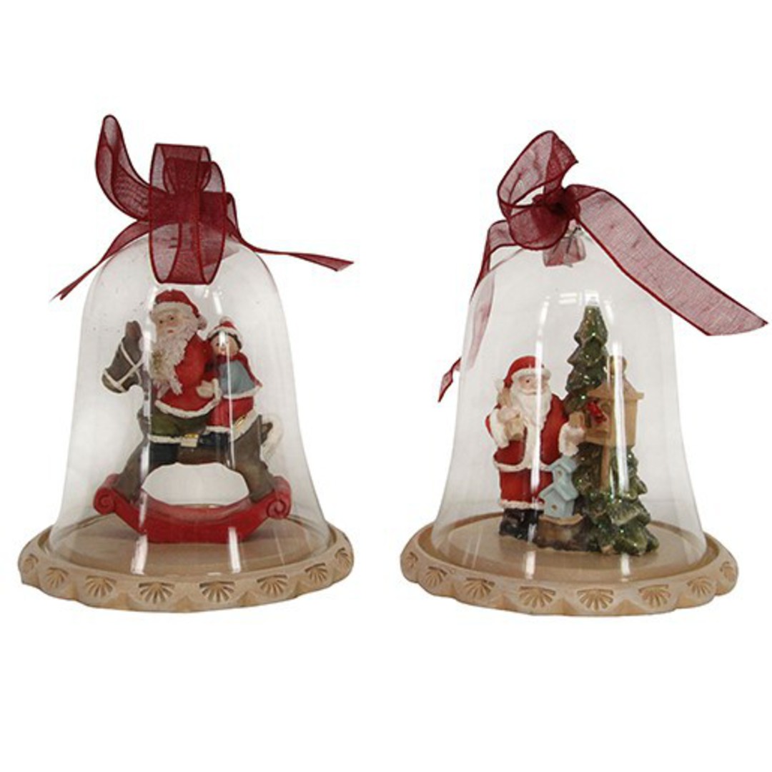 Glass Dome with Santa Scene Inside SOLD OUT image 0